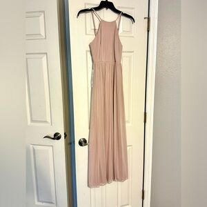 Elegant Blush Pink Girls  Dress